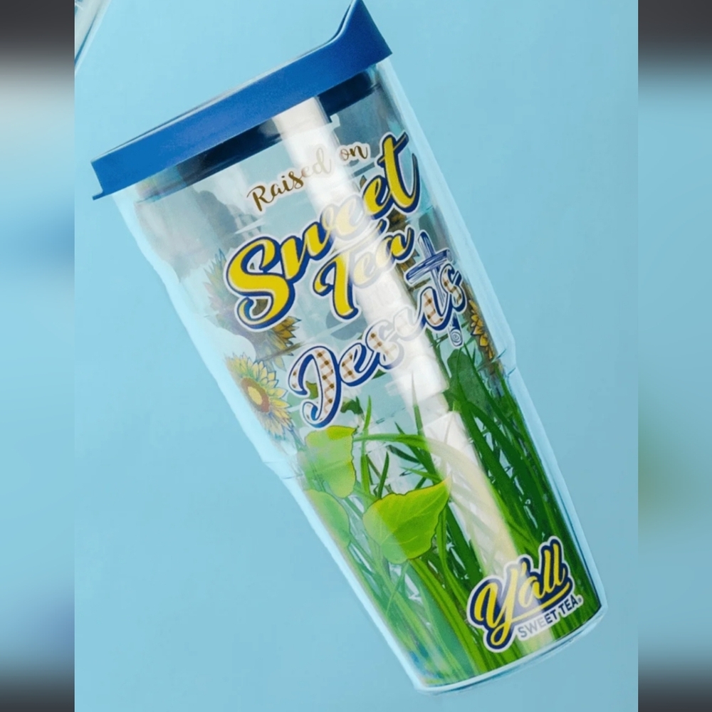 Y'all Sweet Tea Tervis "Raised on Sweet Tea and Jesus" Tumbler‎
